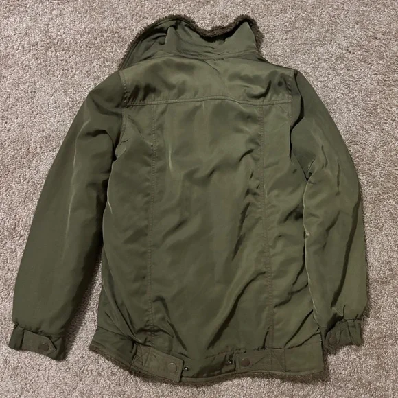 Anthropologie Oversized Sherpa-Lined Parka Jacket Size Small - Picture 7 of 7